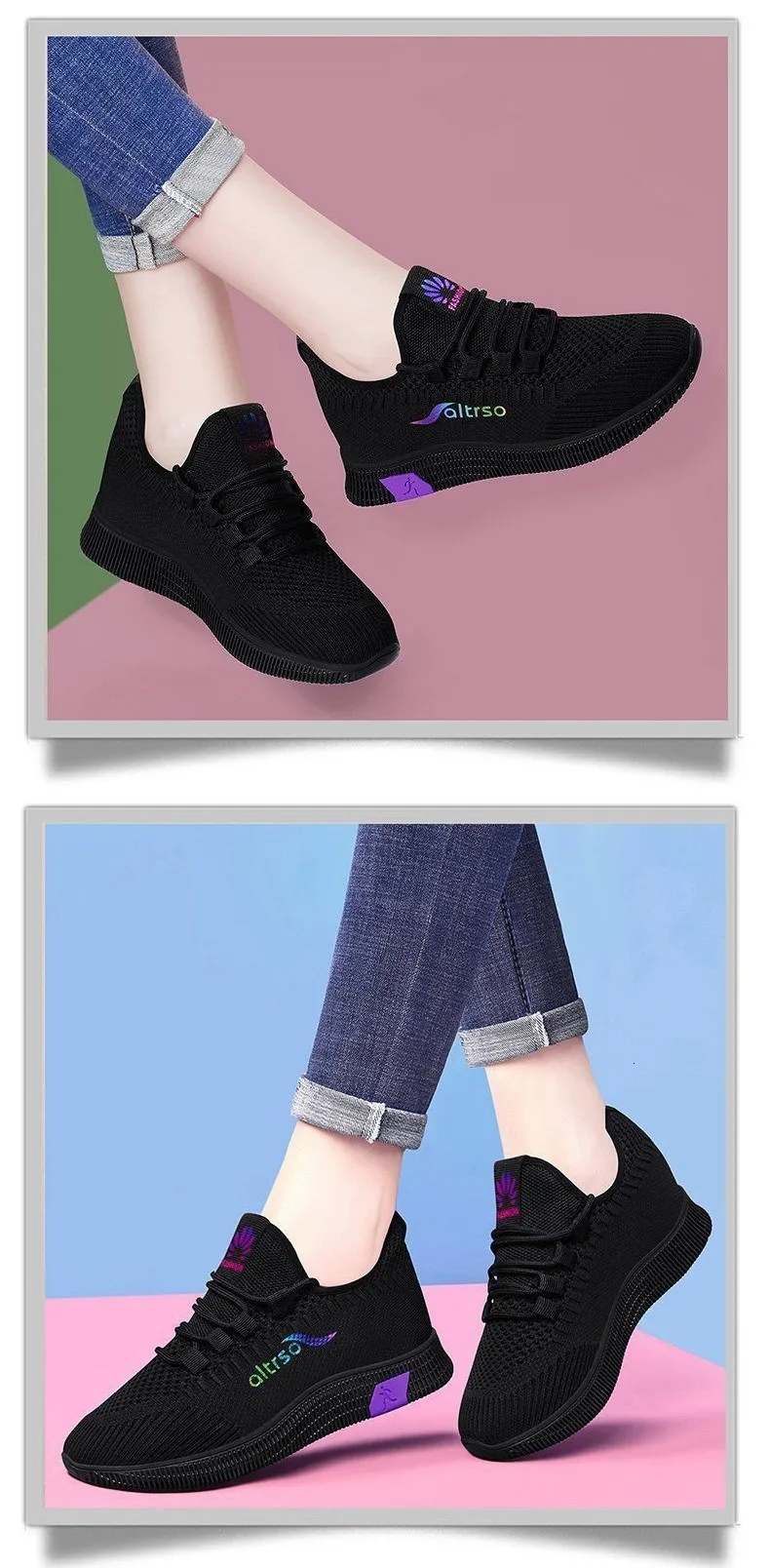 Rutschfeste, weiche Sohlen für die Küchenarbeit, lang anhaltendes Stehen, nicht ermüdende alte Peking-Stoffschuhe, Damen Frühling und Herbst_voghion.com