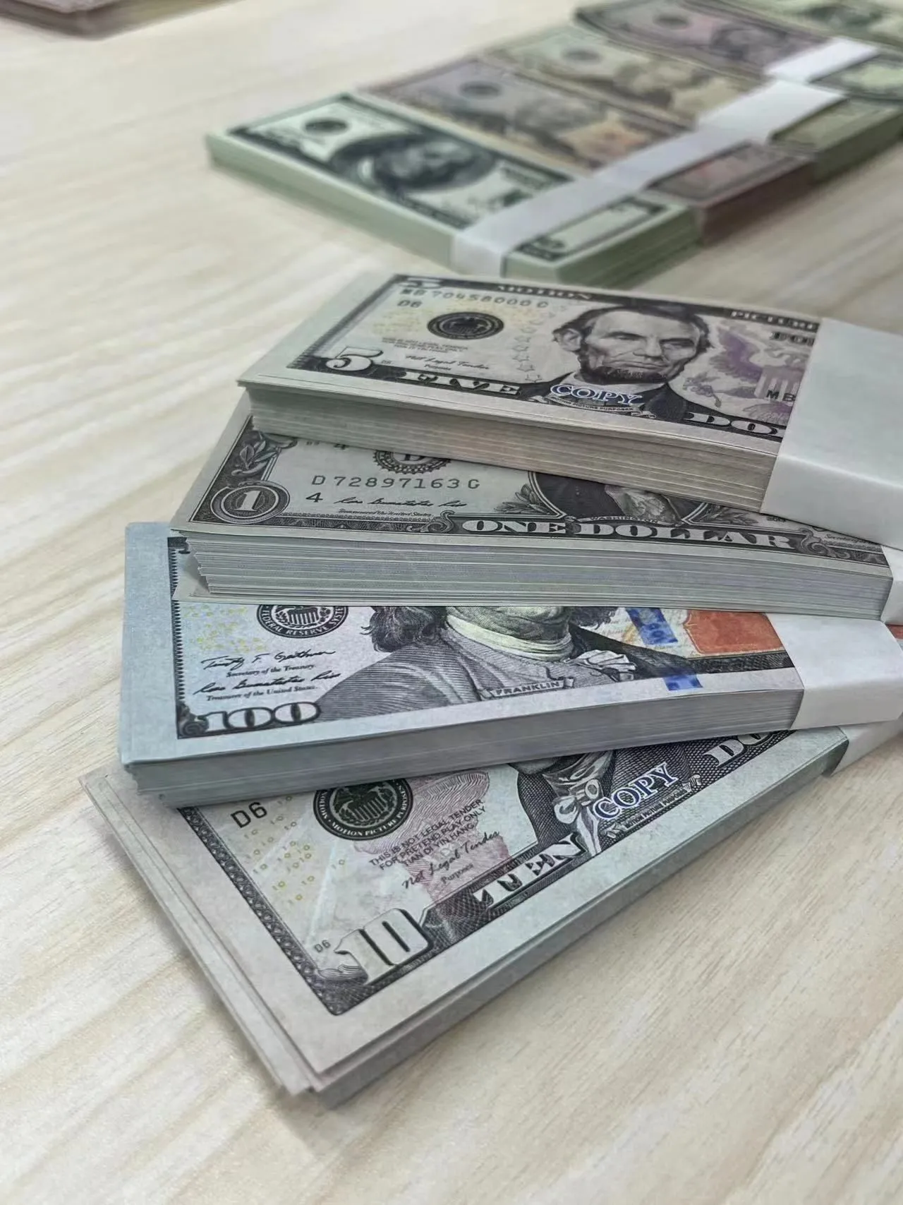 Copy Paper Money Goddess Bill Large Denomination Prop Currency_voghion.com