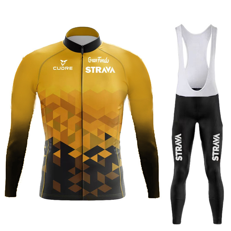 Vêtements de cyclisme à séchage rapide pour hommes, combinaison de vélo de route à manches longues, vêtements de cyclisme_voghion.com