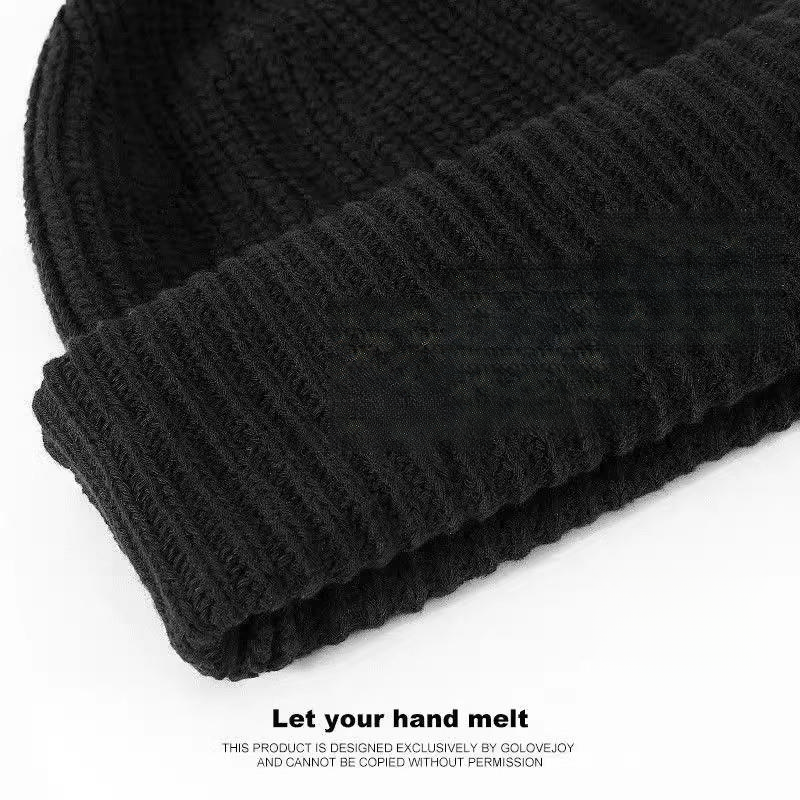 Balaklafa Autumn And Winter Knitted Cold Hat Headset Riding Windproof Face Mask Men's_voghion.com