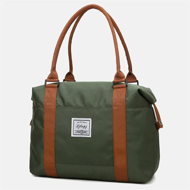 Modische Reisetasche Wasserdichte Wochenendtasche Damen Shoulder Bag_voghion.com