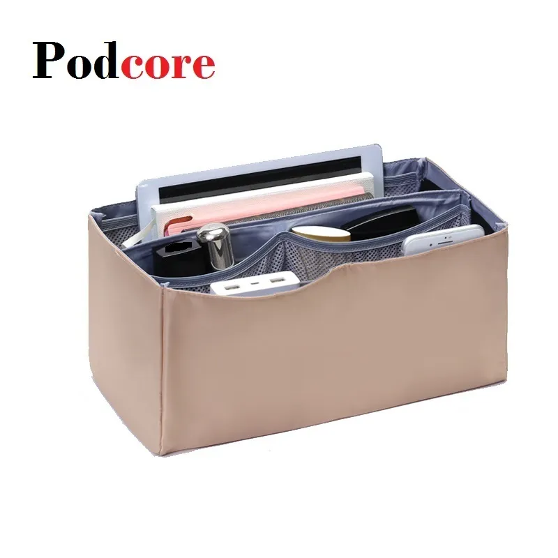 Geldbörse Nylon Große Einkaufstasche Organizer Einsatz Damen Handtasche Organizer Neceser Maquille Mujer 240724_voghion.com