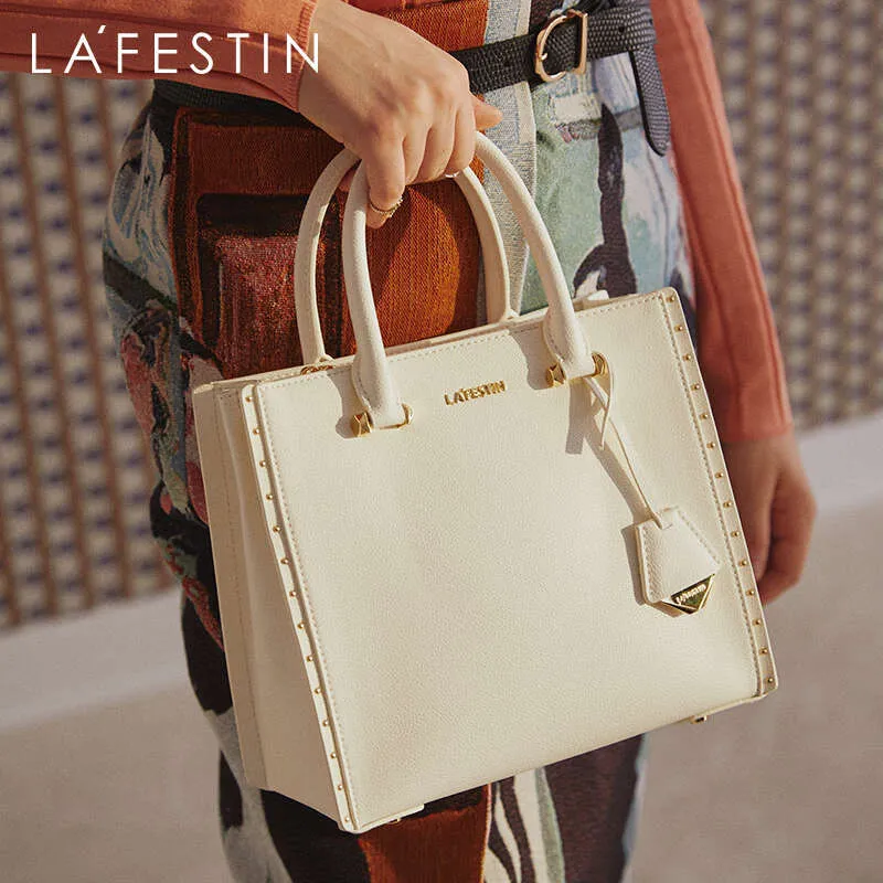 LA FESTIN Nya läderväskor för kvinnor, multifunktionella och mångsidiga, moderiktiga axelväskor, crossbody-designerväskor_voghion.com
