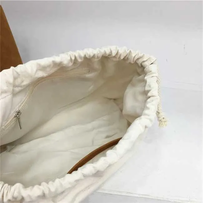 Elegant Women's Suede Tote Bag Large Capacity Commute Shoulder Bag_voghion.com