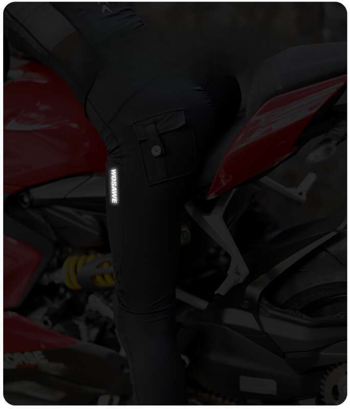 WOSAWE Spring And Summer Knight Women's Tight Fit High Waist Hip Lifting Motorcycle Sports Detachable Protective Gear_voghion.com