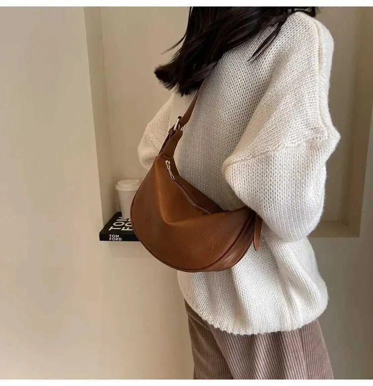 Formel kæde stor designer hobo sherpa lyst ko-læder damehåndtaske til små piger sort bambushåndtaske_voghion.com