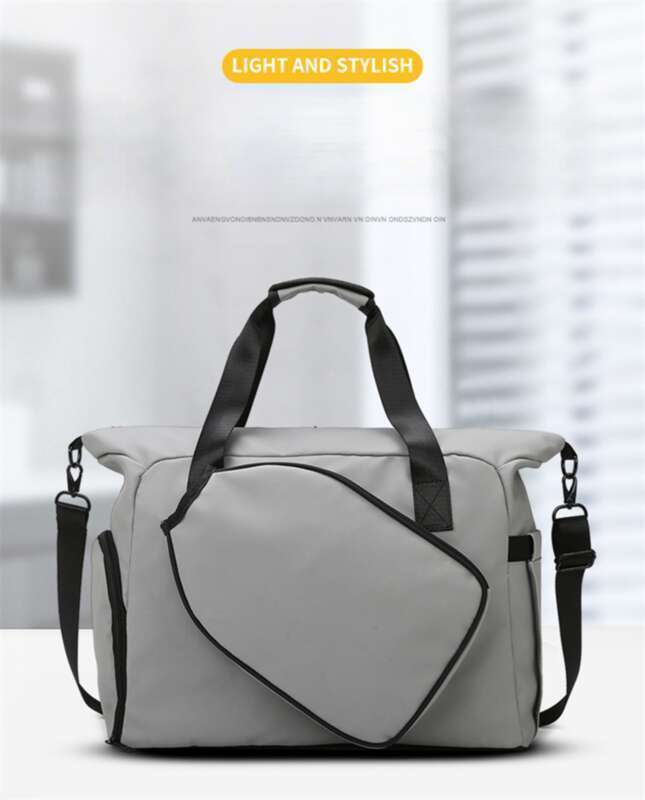 New Fitness Bag, Waterproof Sports Bag, Large Capacity Tennis Bag, Lightweight Crossbody, Dry Wet Separation Handbag_voghion.com