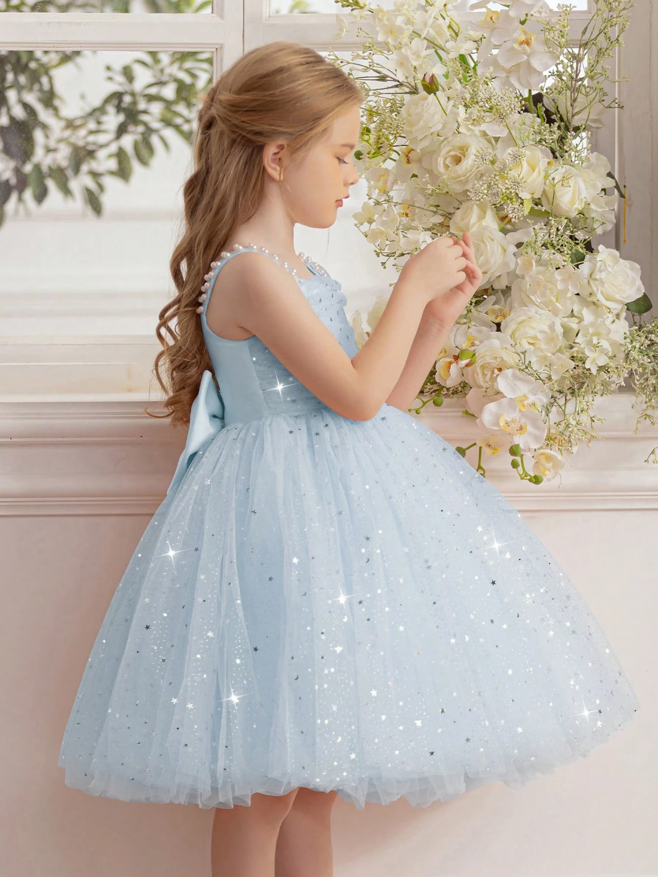Children's Suspender Party Dress, Princess Dress Is Suitable For Girls' Birthdays, Parties, Weddings And Banquets._voghion.com