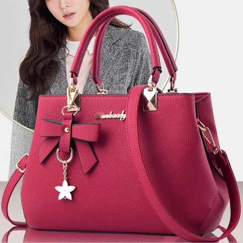 New Elegant Shoulder Bag for Women Designer Handbags Female Bags Plum Bowknot Sweet Messenger Crossbody Ba241022_voghion.com
