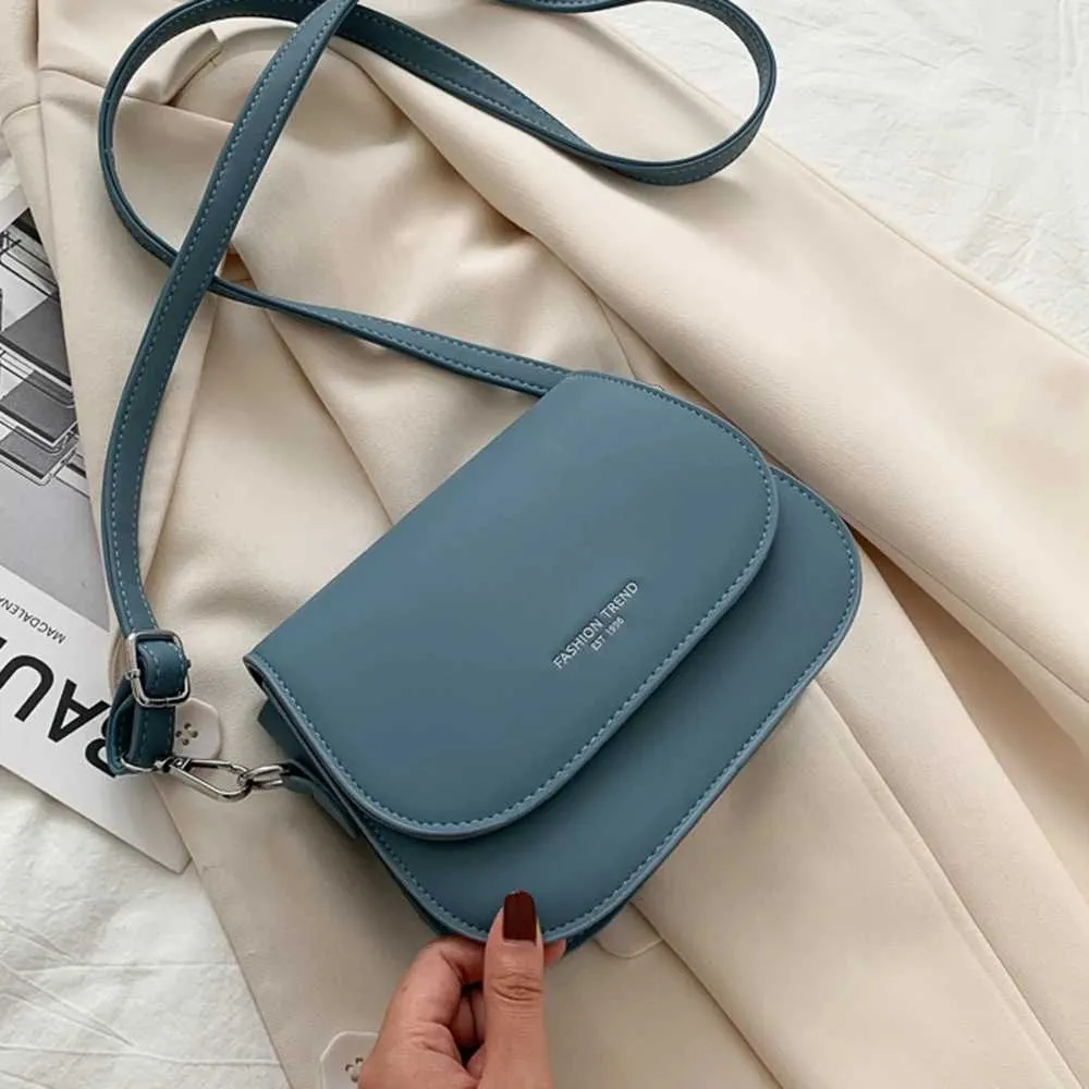 PU kožená dámská taška přes rameno módní jednobarevná mini temperamentní klopová kabelka elegantní dámská crossbody taška psaníčko_voghion.com