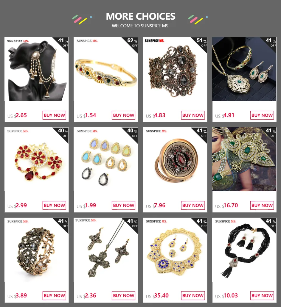 Saites aproces SUNSPICE antīka zelta sier krāsas vintage aproce sievietēm etniskām rhinestones rotaslietām turku tradicionālajām_voghion.com
