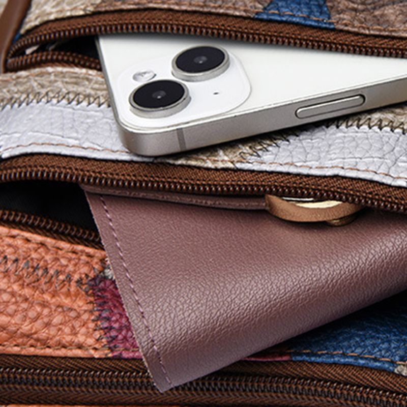 Borsa a tracolla da donna in pelle PU di lusso con tasche da donna di alta qualità, patchwork, stile nazionale, borsa a tracolla per donna_voghion.com