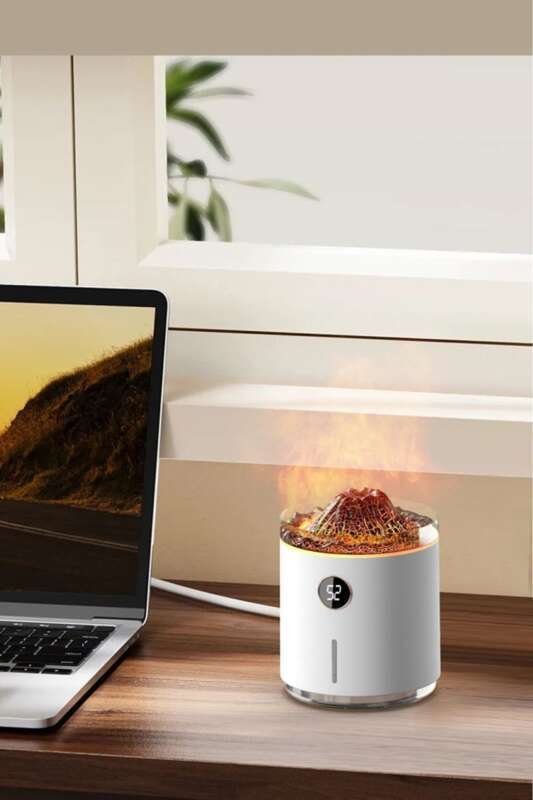 Jellyfish Ring Aromatherapy Machine Colorful Light Rechargeable Automatic Fragrance Spray Bedroom Desktop_voghion.com