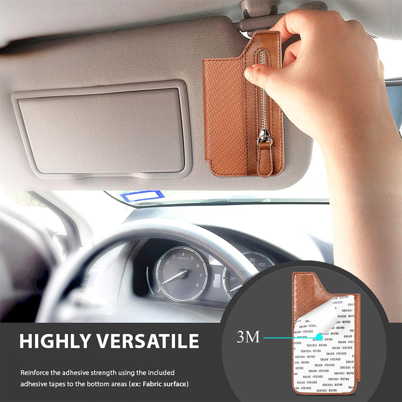 Mobile Phone Card Bag, Card Sleeve, Left And Right Flap, Multi-insert Card Holder, Mobile Phone Bag, Creative Personality, Back Sticker Card Bag_voghion.com