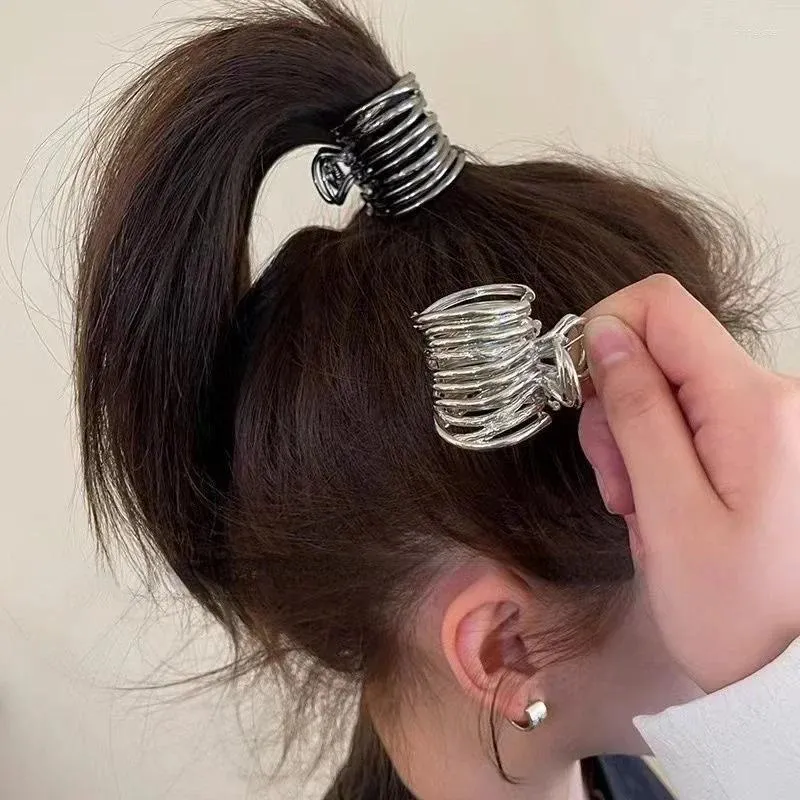 Haarspeldjes Hoge Clip Voor Vrouwen Mode Metalen Klauw Meisjes Klemmen Meisjes Vaste Haarspeld Accessoires Hoofddeksels_voghion.com