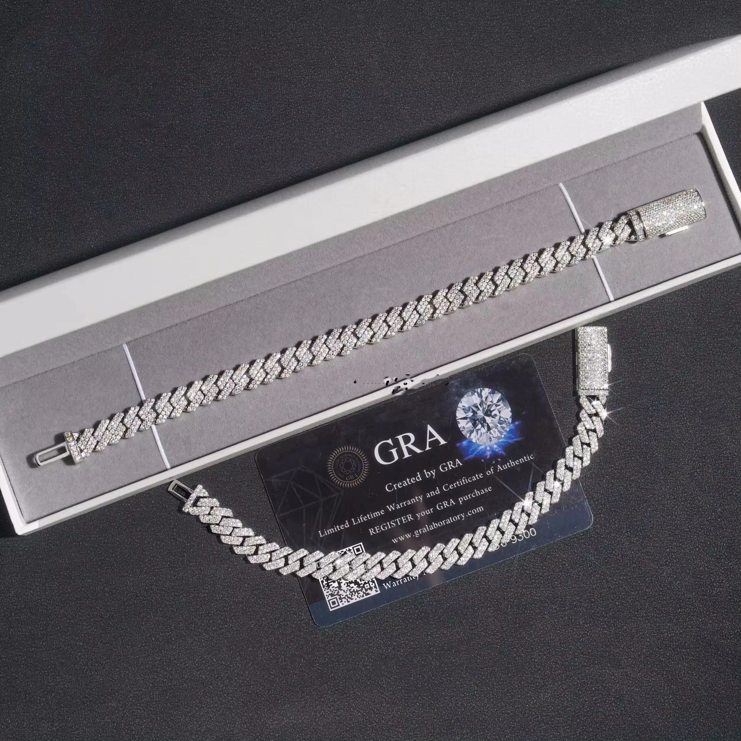 Collier à maillons cubains de créateur pour hommes plaqué or argent large 12 mm 14 mm Moissanite diamant Hip Hop bijoux pour hommes_voghion.com