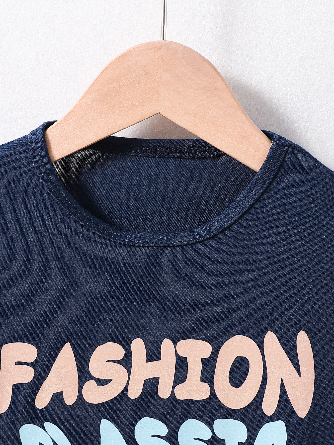 Mother&Kids Youth T-shirt letter-printed casual short-sleeved boy T-shirt summer children's wear_voghion.com