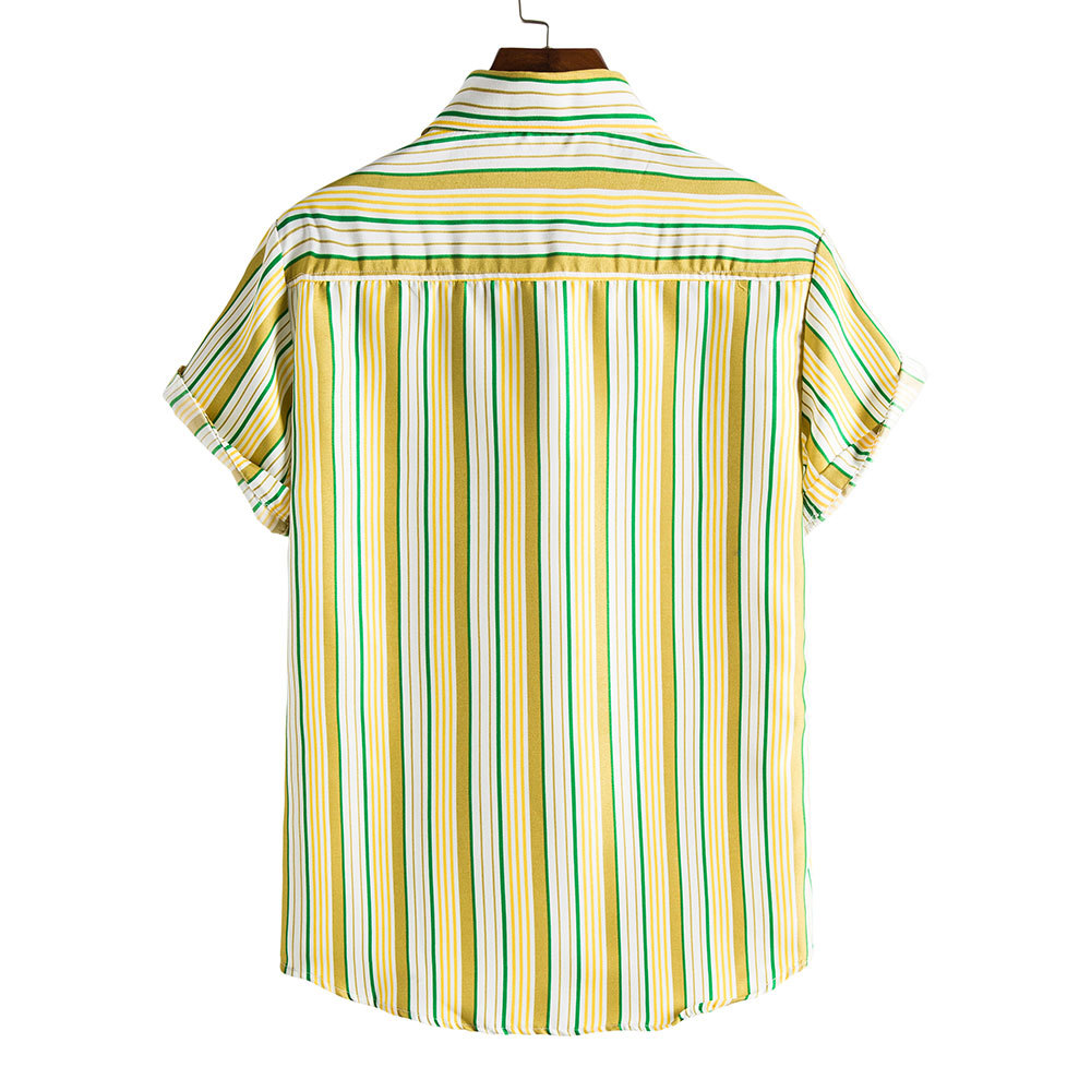 Herren Hawaii Hemd Mit Blumenmuster Für Strand Und Sommer_voghion.com