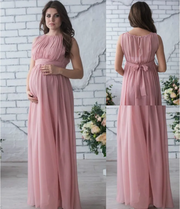 Kellékek Ruha Terhességi Ujjatlan Ruhák Maxi Fotózás Sifon Ruhák Kismama Terhes Nőknek LJ201123_voghion.com