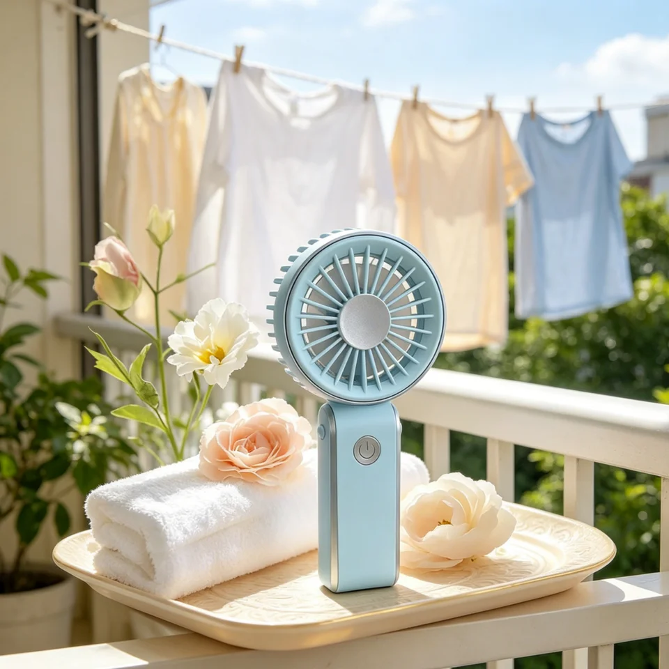 Tragbarer Handventilator Leiser Mini-ventilator Für Büro Und Reisen_voghion.com