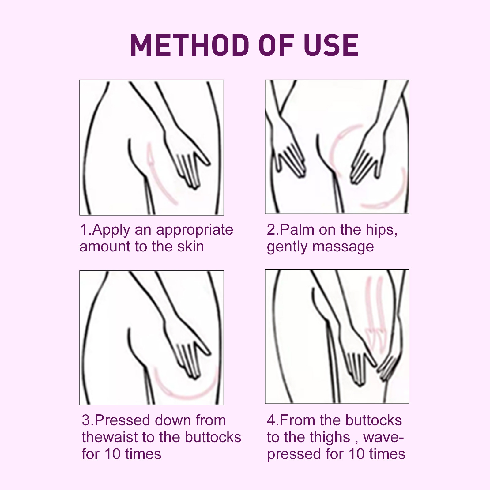 Hip West&Month Lifting Essential Pull Massage Oil, Firming Shaping Peach Highlighting Curved And Beautiful, Warping Oil, Beautiful,_voghion.com