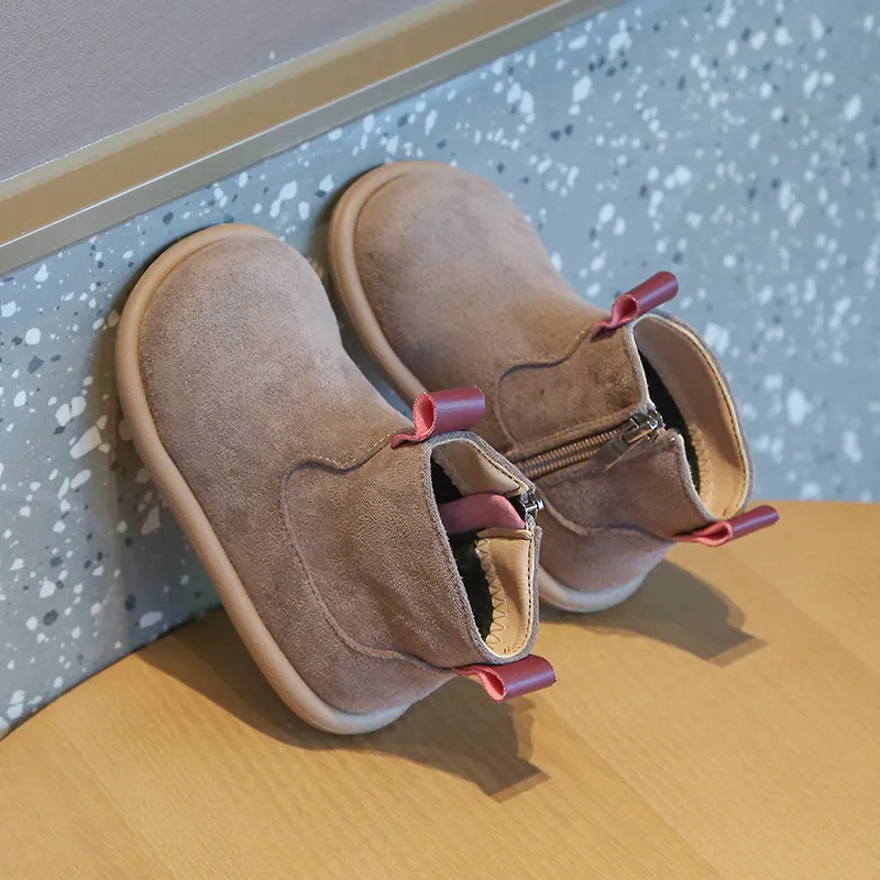 Herbst Winter Baby Jungen Mädchen Oxford Wildleder Kinder Casual Kidsnest Outdoor Anti-rutsch Kleinkind Schuhe Plüsch_voghion.com
