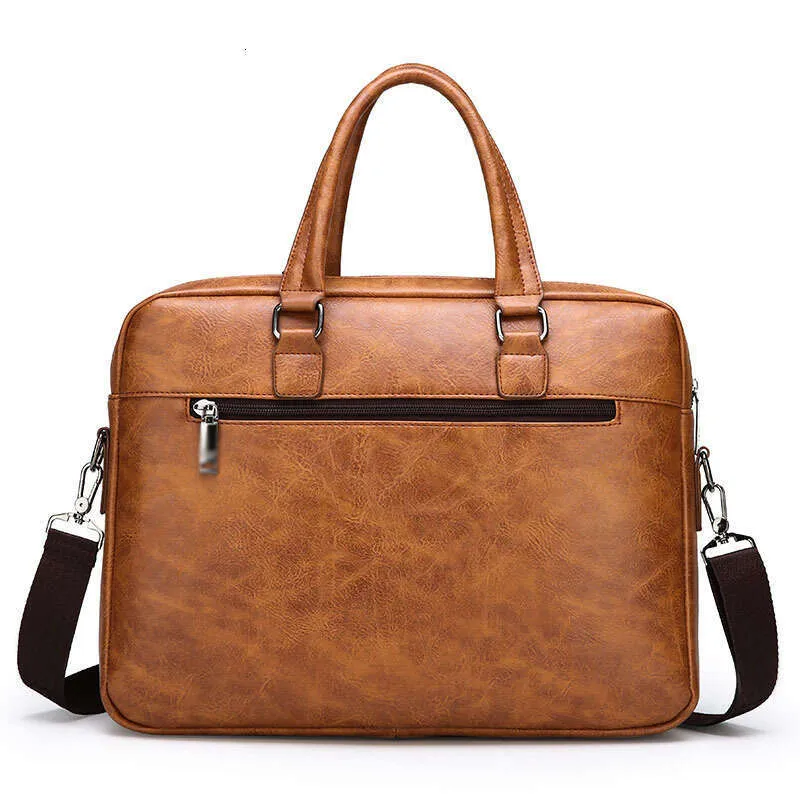 Neu Männer Aktentasche Klassische Retro Pu Leder Business Handtasche Satchel Männlichen Umhängetasche_voghion.com