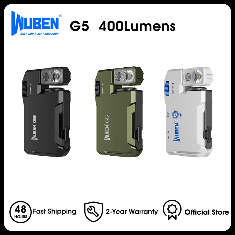 Rechargeable Edc Flashlight With Rgb Light And Dual Source Beam_voghion.com