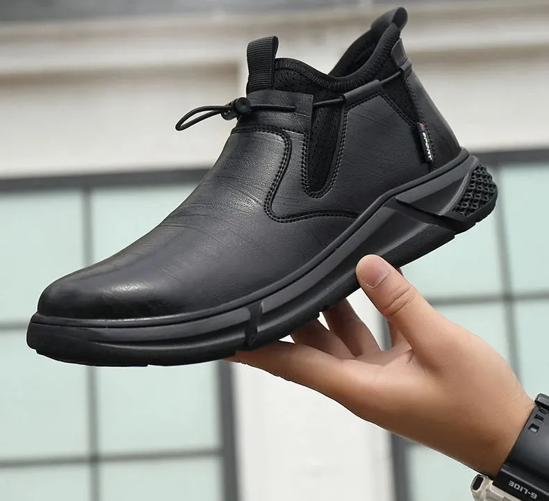 Safety Shoes For Men Steel Toe Cap Puncture Proof Work Boots_voghion.com