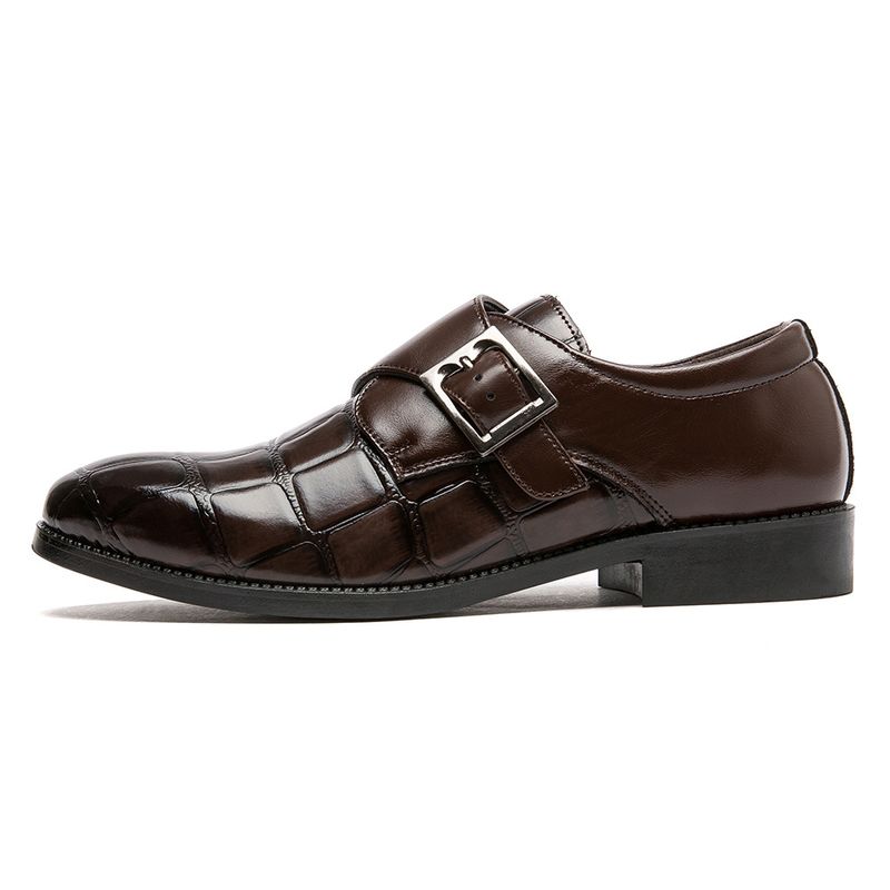 Heren Business Casual Dress Oxfords Formele Veterschoenen voor Kantoor, Feesten en Dagelijks Gebruik_voghion.com