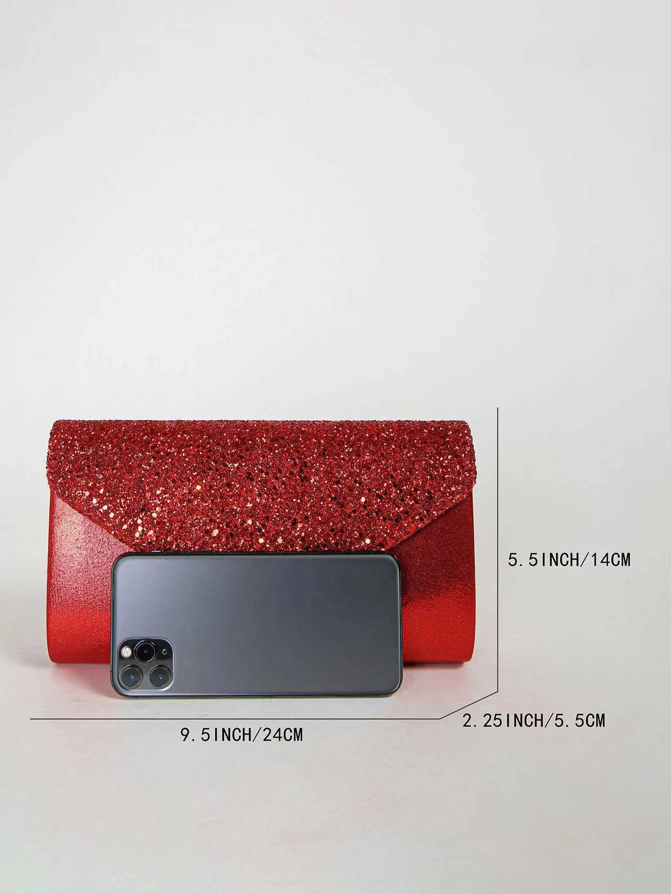 Womens evening envelope handbag promotion sequin clutch wallet shoulder chain cross body bag Y241019_voghion.com