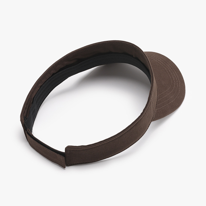 Sombrero de copa vacío con visera protectora solar de verano para mujer, gorra para deportes al aire libre, para correr, tenis de playa, para hombres y mujeres_voghion.com