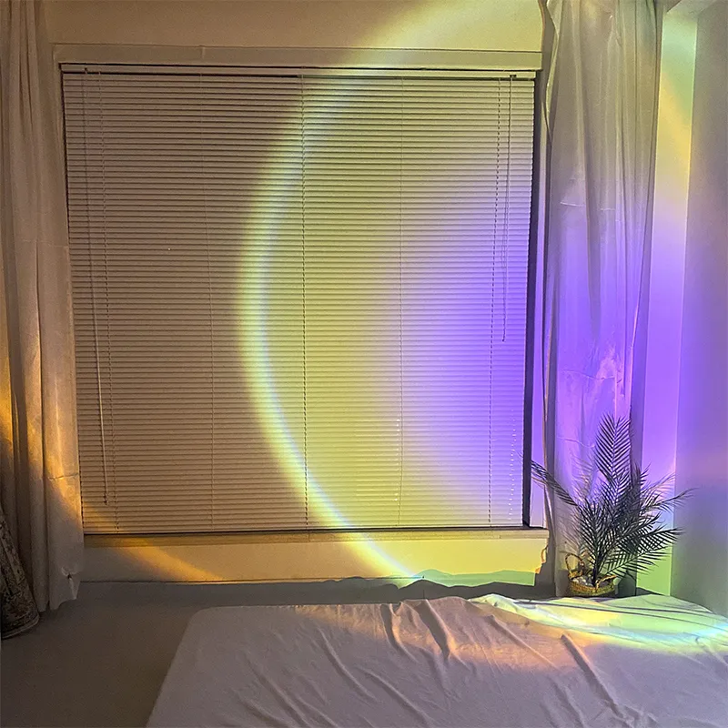 choiceness RGB Sunset Projector - USB Mood Lighting For Bedroom & Café_voghion.com