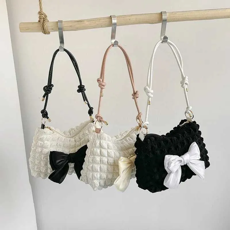 Women's Bow Shoulder Bag Handbag Elegant Style Fashion Accessory_voghion.com