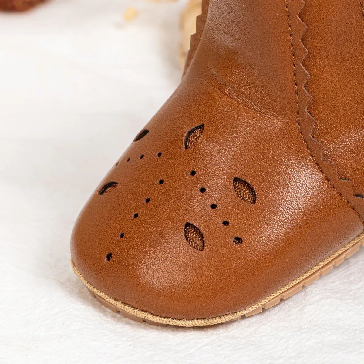 Muodikkaat vauvan saappaat, söpöt ja laadukkaat Littlesprouts-saappaat, pehmeät PU-liukuestepohjat, kevät ja syksy 0-18 kk_voghion.com