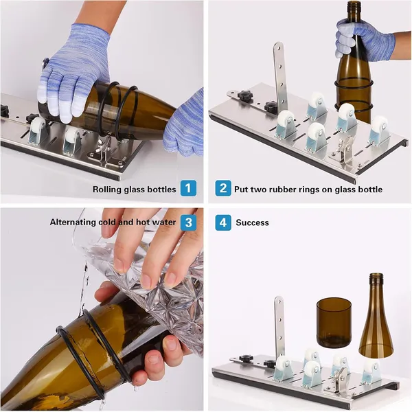 Glasflaschenschneider Set Für Wein Bier Und Champagnerflaschen_voghion.com