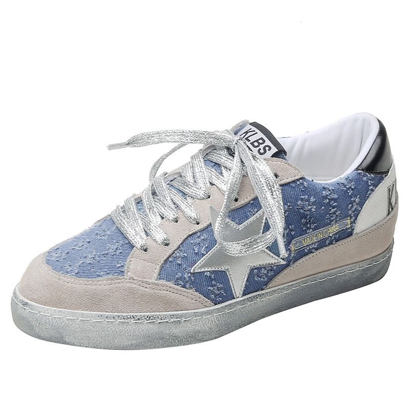 Canvas für Damen, neues Frühjahr, echtes Leder, flacher Boden, süßer Stern, klein, schmutzig, mit erhöhter Höhe innen,_voghion.com