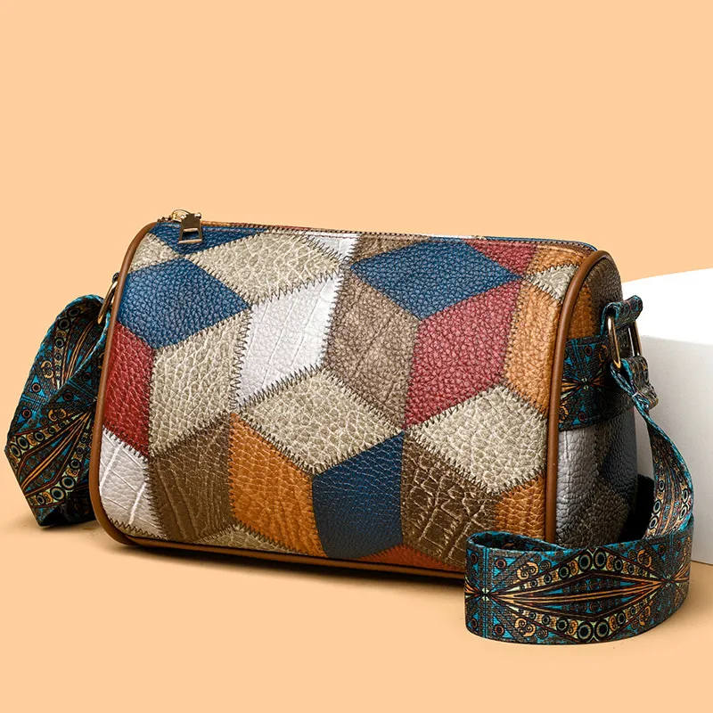 Borsa a tracolla da donna in pelle PU di alta qualità, con tracolla larga, borsa a mano, borsa a tracolla semplice_voghion.com