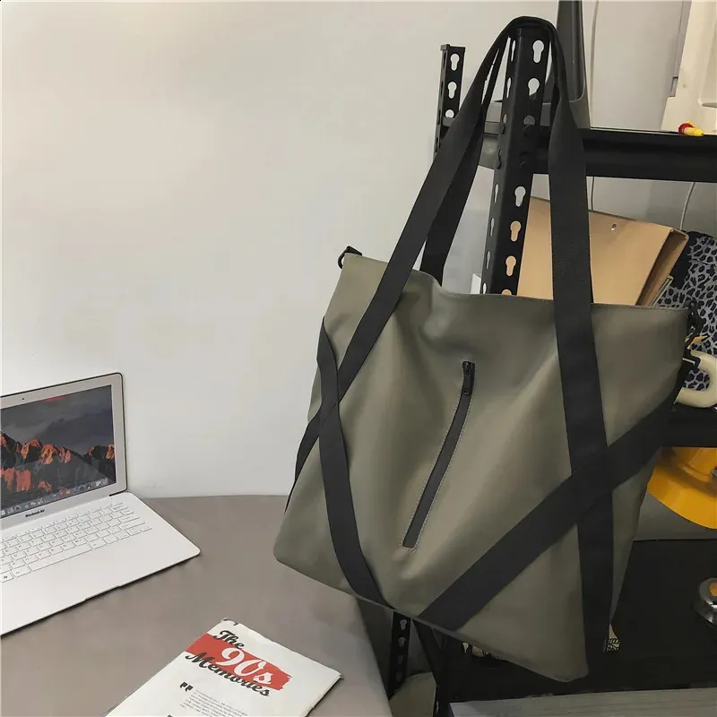 Wasserdichte Oxford Big Tote für Frauen Mode Einfache Große Paket Shopping Lady Handtasche Anti-reißen Freizeit Frau Schulter_voghion.com