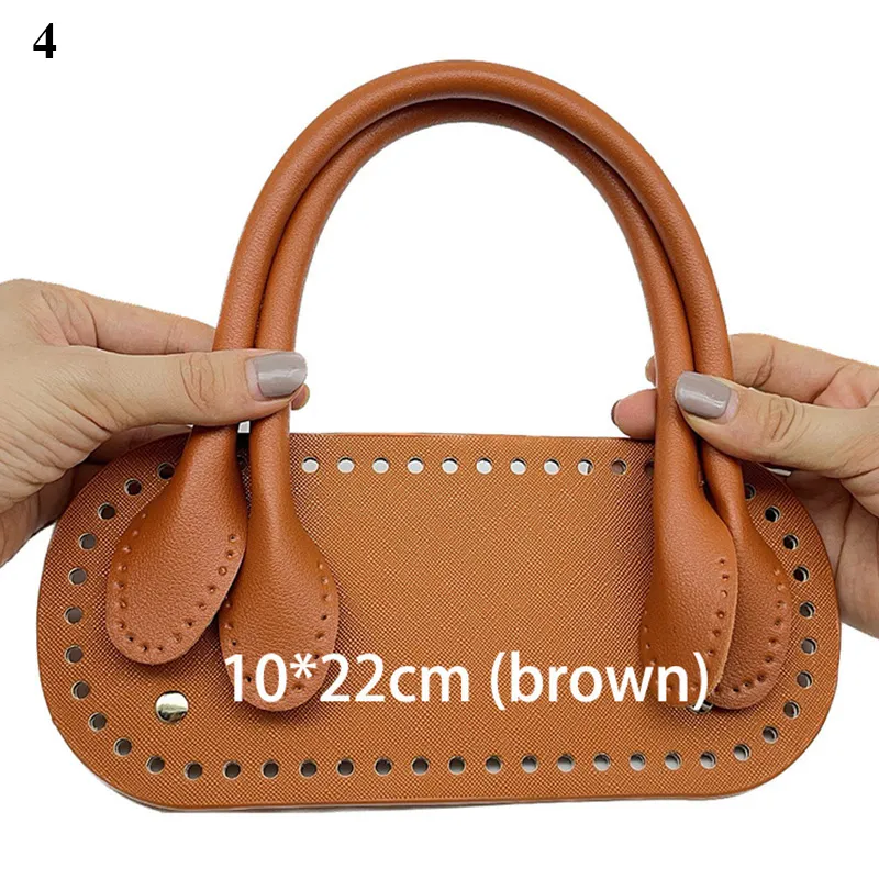 Set di 3 cinturini in pelle fatti a mano, di alta qualità, con accessori hardware per borse fai da te._voghion.com