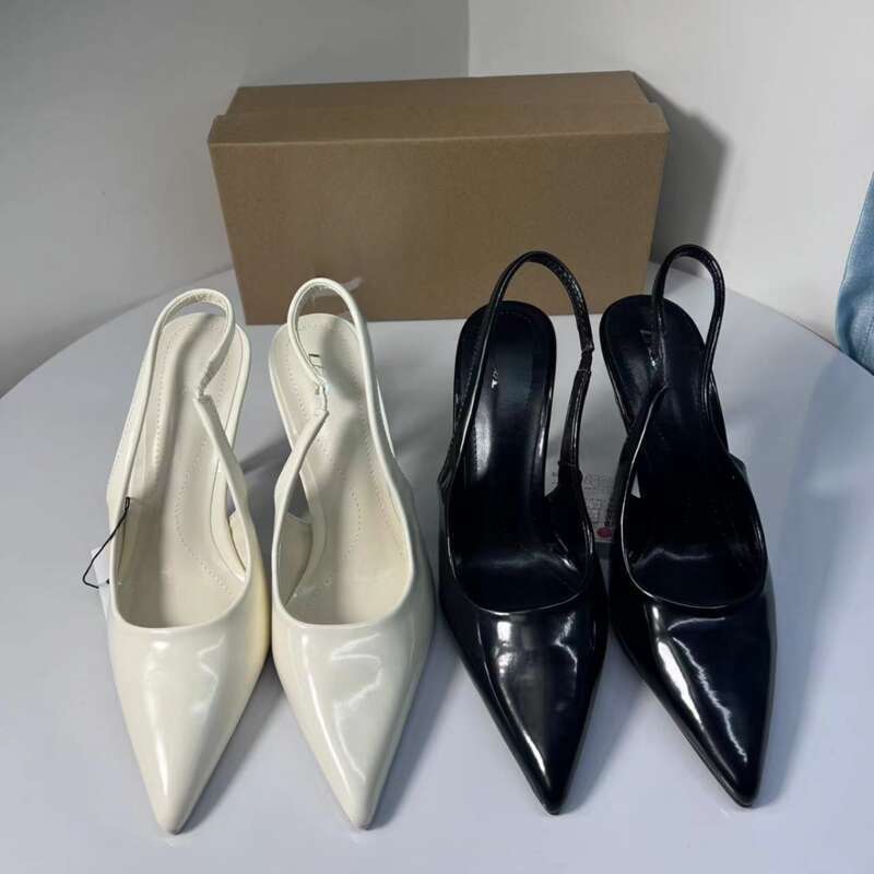 2024 Summer New Pointed Toe High Heel Sandals,Mule Shoes,Business Shoes_vogvips.com