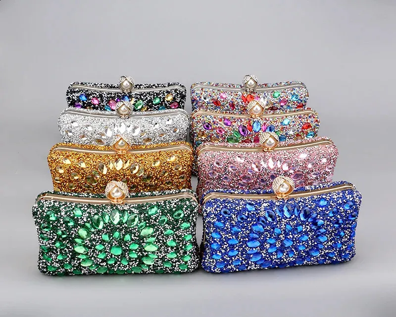 Elegante Clutch Abendtasche Für Damen Mit Perlen Für Die Hochzeit_voghion.com