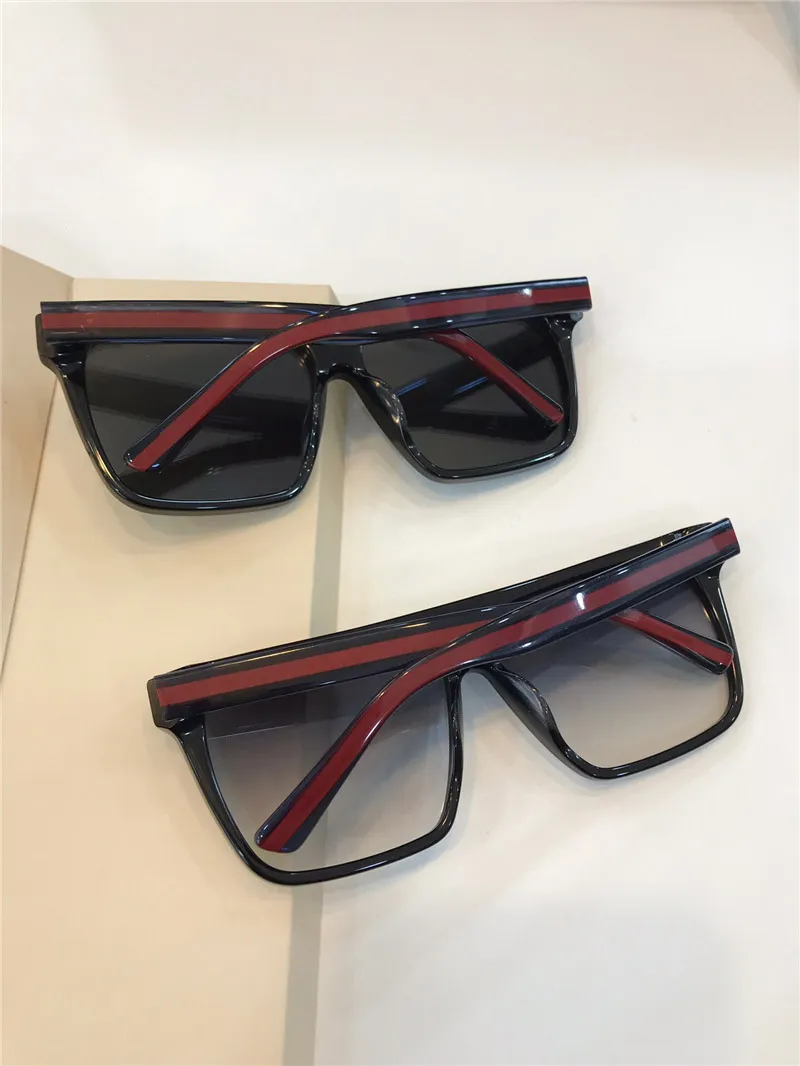 Wholesale-Sunglasses Brand Designer 0268 Fashion Big Frame Plate Glasses Siamese Lens Design Avant-garde Style UV400_voghion.com