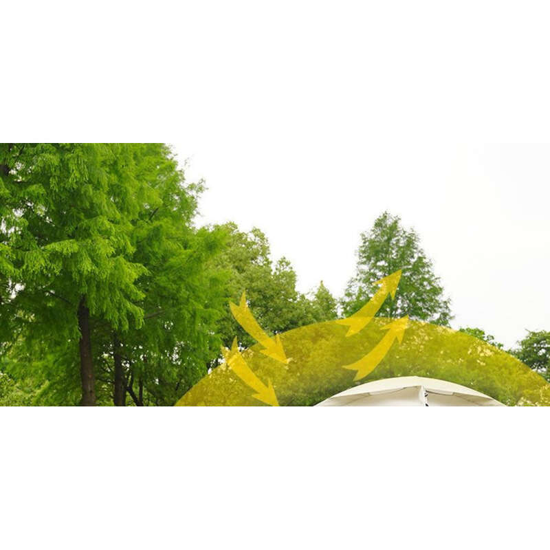 Utendørstelt for 2 personer med fortykket utstyr, bærbar og automatisk pop-up, 3-4 personers camping utendørs, regntett_voghion.com