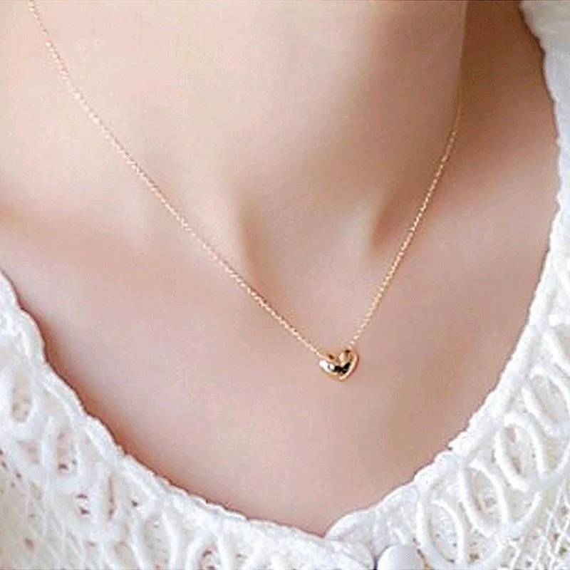 Chaînes Sexy Été Mode Amour Collier Femme Chaîne En Os Plaqué Or Coeur Cou Bijoux De Corps Bracelet De Cheville Ornement_voghion.com
