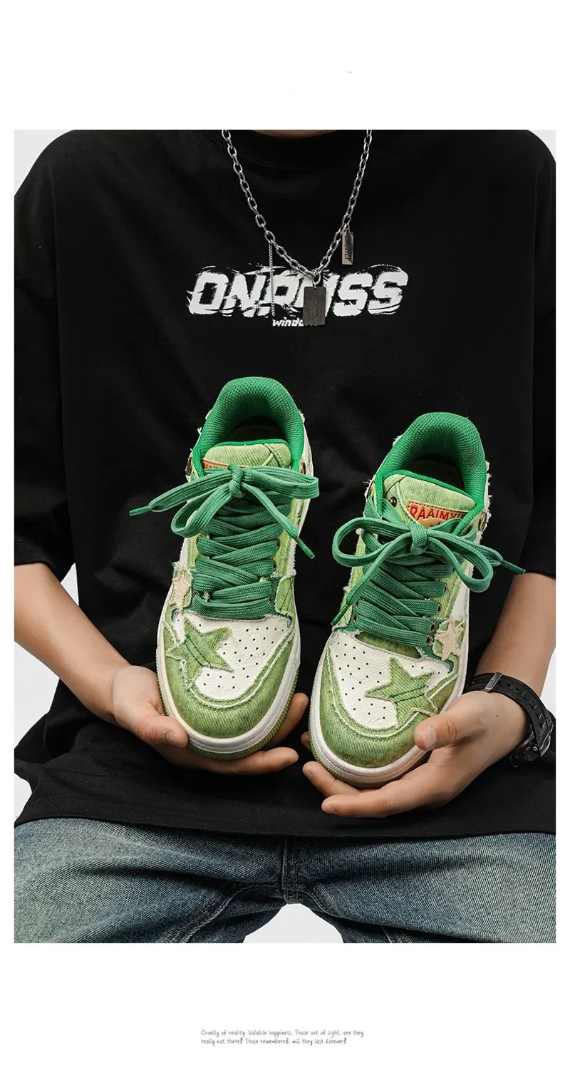 Modische Basketball-Sneakers: bequeme Casual-Sportschuhe mit weichen Sohlen_voghion.com