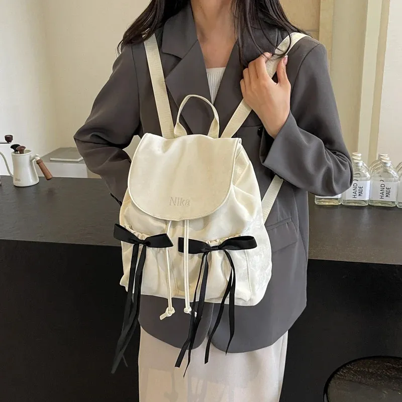 Leftside Damen Rucksack Aus Kunstleder, Kleiner Koreanischer Y2k Stil_voghion.com