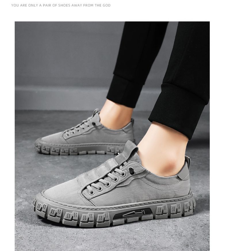 Scarpe da tennis da uomo con plateau vulcanizzate, alla moda, casual, traspiranti, per esterni_voghion.com