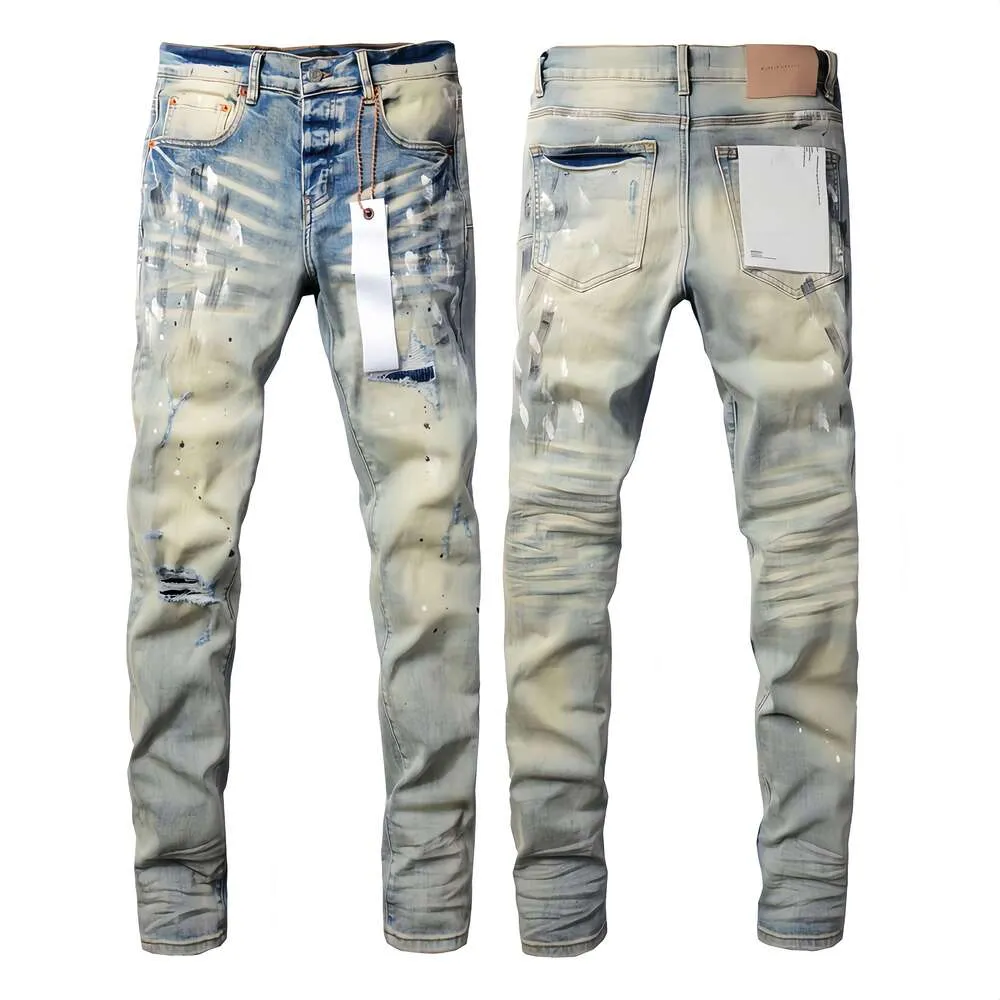 Nieuwe paarse jeans Broeken Heren ksubi jean Designer Jean Heren Hoge Kwaliteit borduurwerk quilten voor heren trend merk vintage_voghion.com