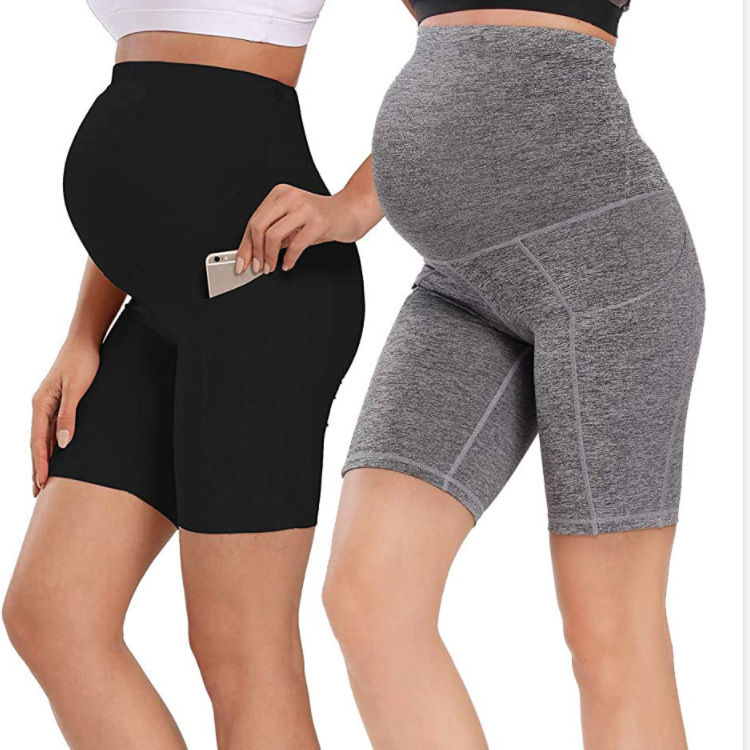 Zayıflama pantolon yoga egzersiz hamile pantolonu zayıflama pantolon moda hamile pantolonu göbek desteği spor tayt_voghion.com